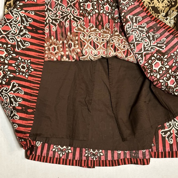 Liz Claiborne A line Autumn Colors Cotton Lined Skirt Size 12 - Picture 5 of 6